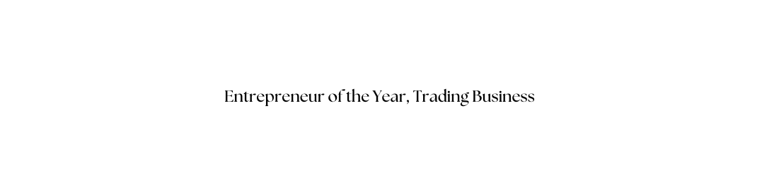 Entrepreneur of the Year Trading Business